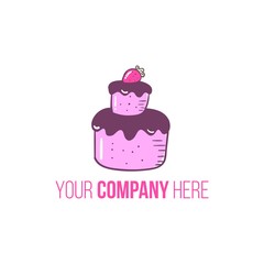 cupcake logo icon Vector
