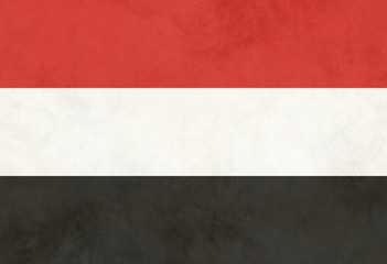 Vintage Yemeni flag