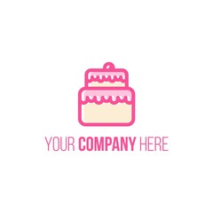 cupcake logo icon Vector