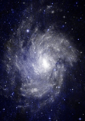 galaxy in a free space