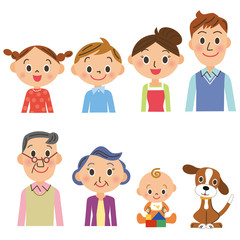 三世代家族セット