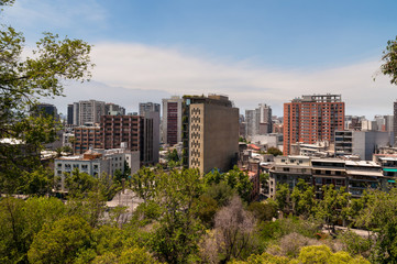 Fototapeta premium Santiago cityscape
