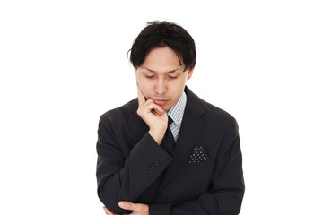 苦悩するビジネスマン