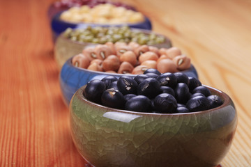collection of legumes