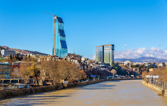 Tbilisi with the Kura River - Georgia