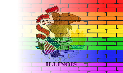 Rainbow Wall Illinois