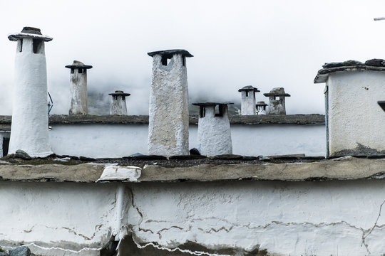 Capileira in Poqueira ravine, La Alpujarra, Granada province, Andalusia, Spain