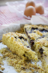 homemade tart called sbriciolata