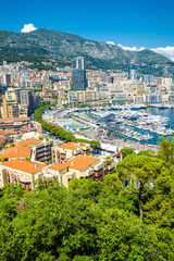 Fototapeta na wymiar Monaco, Cote d'Azur,