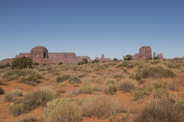 Desierto de rocas en el Monument Valley, Utah, USA