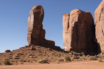 Desierto de rocas en el Monument Valley, Utah, USA