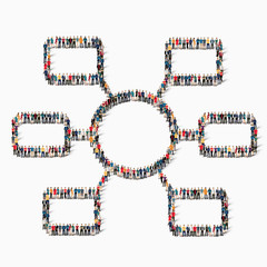 people diagram hierarchy icon