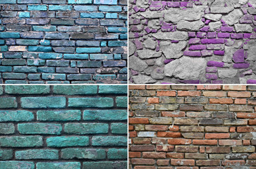 Fototapeta premium texture of old brick wall background