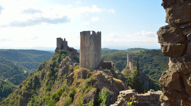 4 Castles at Lastours Castles Languedoc-Roussillon France