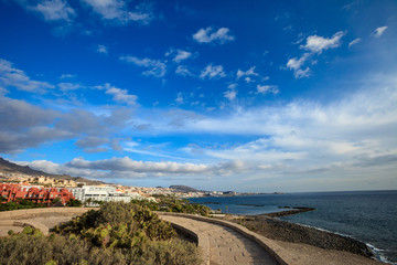 Fototapeta na wymiar Beautiful Tenerife landscape - Costa Adeje