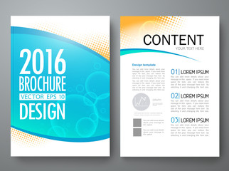 Vector,modern flyers brochure,cover,annual report,design templates,layout with abstract halftone blue circle patterns background in a4 size,To adapt for business poster,book,presentation, illustration