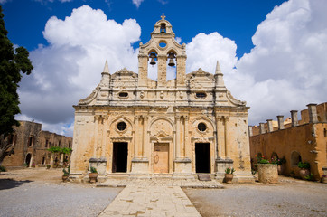 Fototapeta premium Moni Arkadiou monastery - Crete, Greece