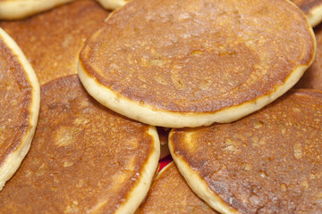 thick fluffy fresh pancakes