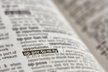 Opportunity Word Definition Text