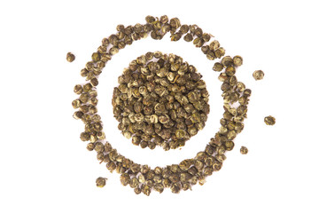 Oolong leaves rolled into balls