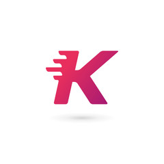 Letter K logo icon design template elements