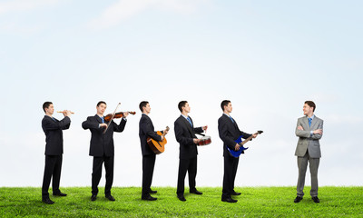 He can play all instruments