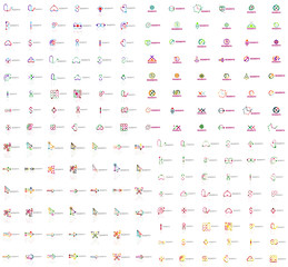 Huge mega collection of abstract logos