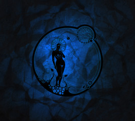 Surreal colorful background