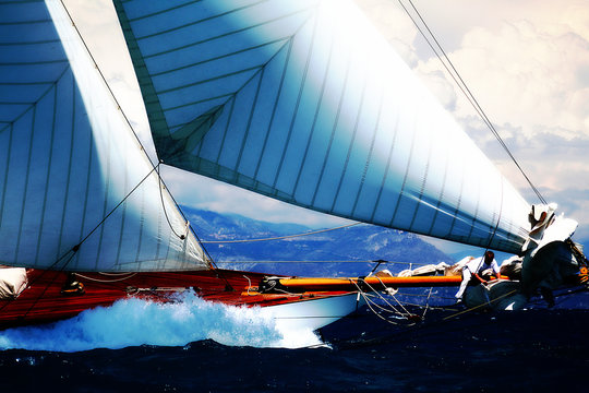 Voilier régates team spirit compétition course bataille challenge 