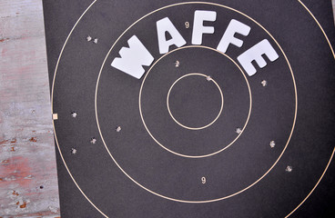 Zielscheibe Waffe Ziel