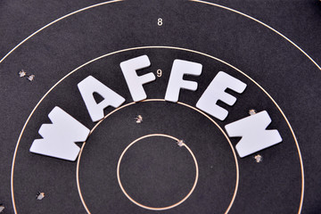 Zielscheibe Waffe Ziel