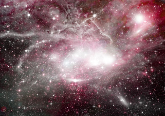 galaxy in a free space