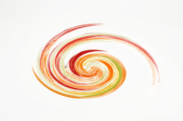 Colourful spiral background, abstract