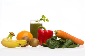 Obst u. Gemüse Smoothie