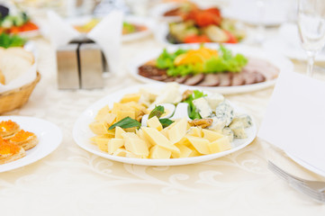 Cheese Plate with Mint