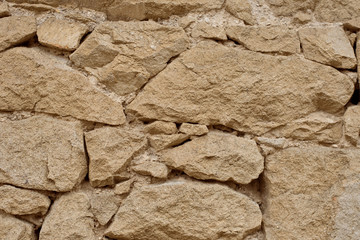 Stone Wall Background. Texture of sandstone