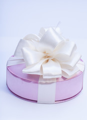 Gift box with ribbon bow