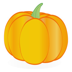Isolated pumpkin