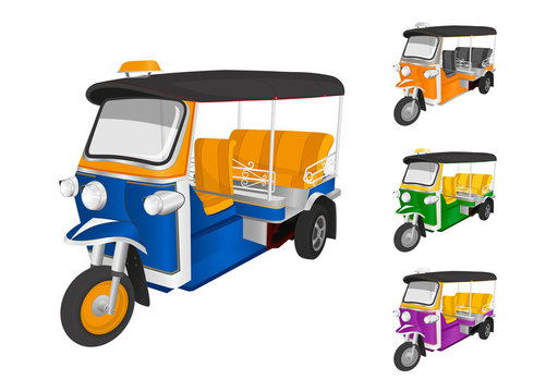 Fototapeta TukTuk Car