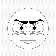 Cartoon face design 