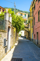 Monterosso al Mare, a coastal village and resort in Cinque Terre, Italy