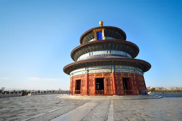 Cercles muraux Temple Temple of Heaven scenary in Beijing,China.