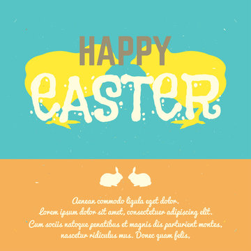 Easter Greeting Card.