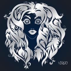 Virgo . Astrology Zodiac sign.