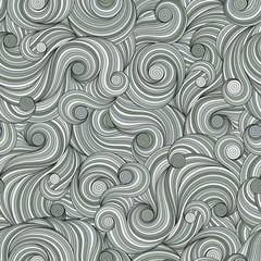 Doodle seamless background. Hand drawing doodle.