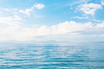 Beautiful sea and a blue sky