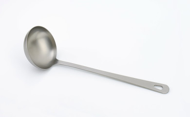 metal soup ladle