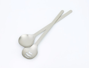 metal salad servers