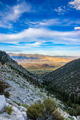 Vista from Road to Mt Whitney with Lone Pine, CA and Alabama Hil