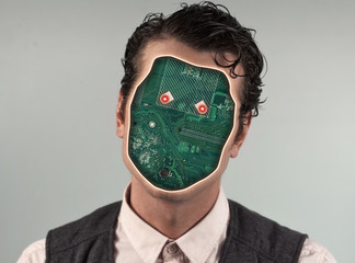 Human Cyborg Robot